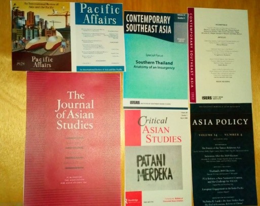 various covers of Asian Studies Journals