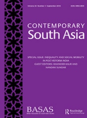 Frontpage of the publication: Centemporary South Asia