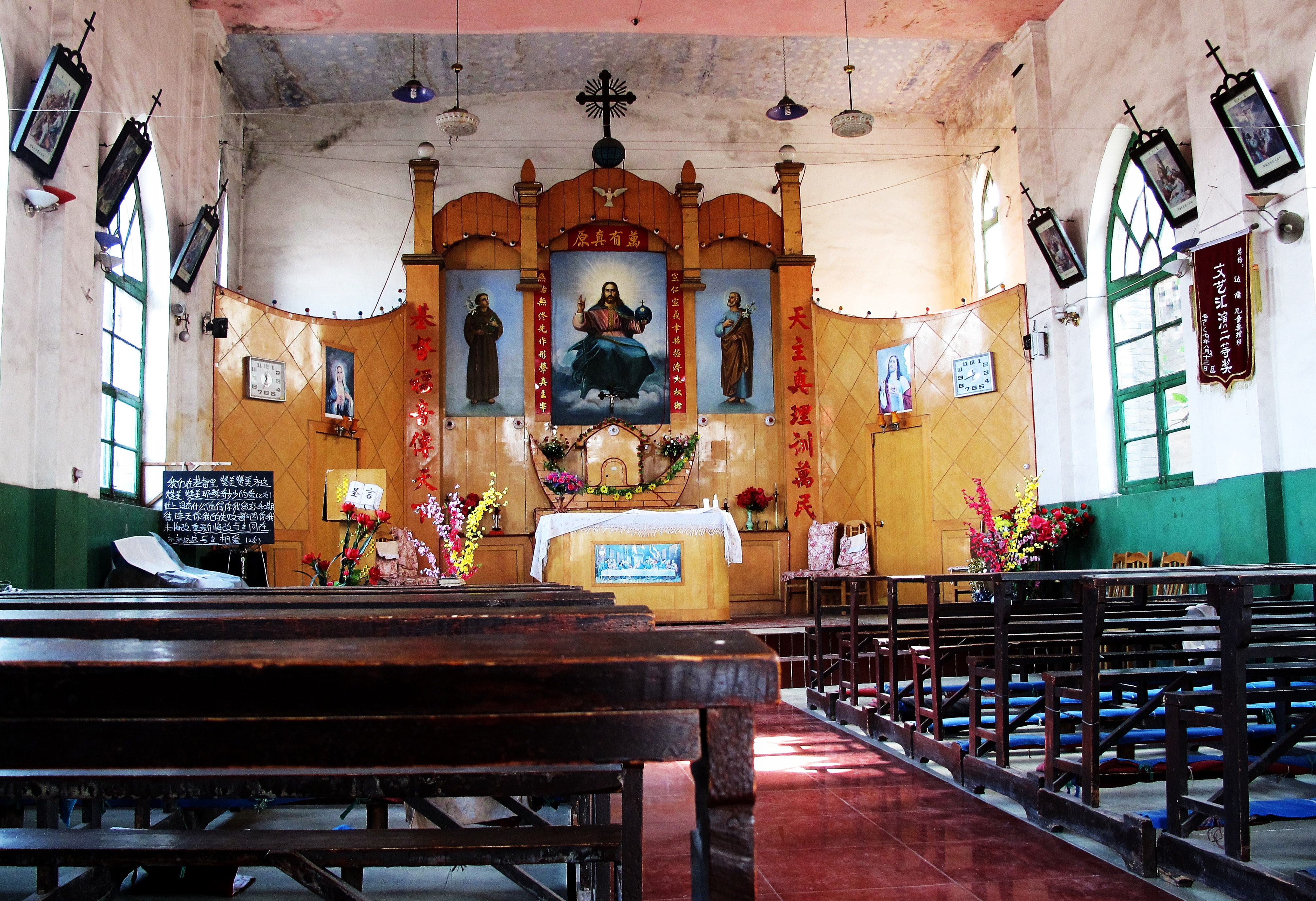 Inside a Church