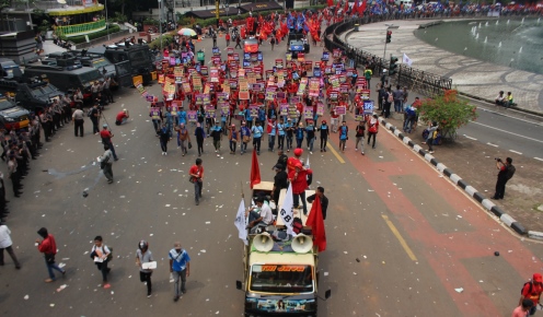 Social protests in Indonesia