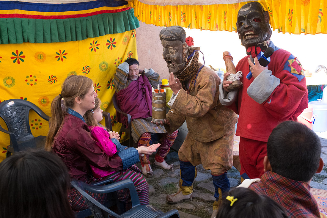 examples of traditional Bhutanese attire