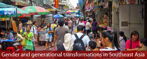 Gender and generational transformations in Southeast Asia workshop banner