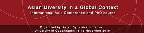 Asian Diversity in a Global Context conference banner