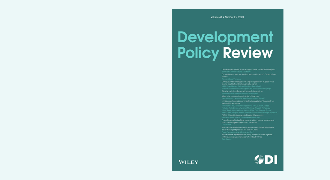 Development Policy Review Cover